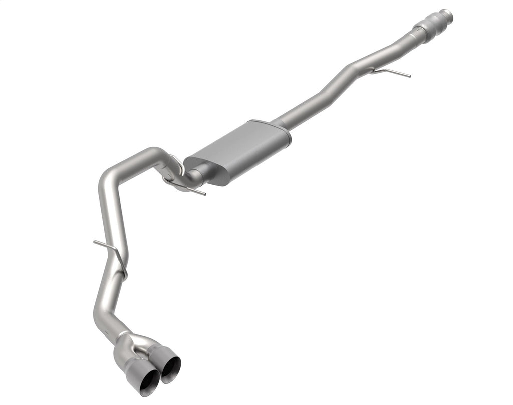 Kooks Custom Headers 28624200 3in. SS Side Exit KRT Cat-Back w/SS Tips. 2019-2020 GM Truck 5.3L. for Select Chevrolet Silverado 1500, GMC Sierra