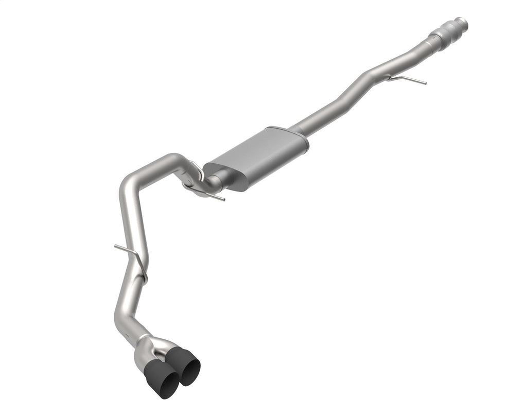 Kooks Custom Headers 28624210 3in. SS Side Exit KRT Cat-Back w/Black Tips. 2019-2020 GM Truck 5.3L. for Select Chevrolet Silverado 1500, GMC Sierra
