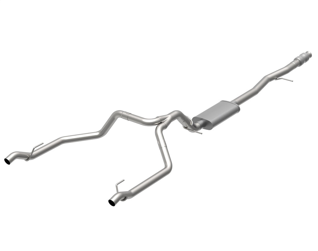 Kooks Custom Headers 28624250 3in. SS KRT Cat-Back w/OEM Bumper Mounted Tips. 2019-2020 GM Truck 5.3L. for Select Chevrolet Silverado 1500, GMC Sierra