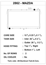 Load image into Gallery viewer, CSF Cooling - Racing &amp; High Performance Division 2862 89-97 Mazda NA Miata High-Performance All-Aluminum Radiator for Select Mazda Miata
