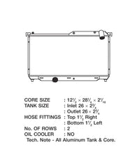 Load image into Gallery viewer, CSF Cooling - Racing &amp; High Performance Division 2865 92-02 Mazda FD RX-7 High-Performance All-Aluminum Radiator (Discontinued) for Select Mazda RX-7