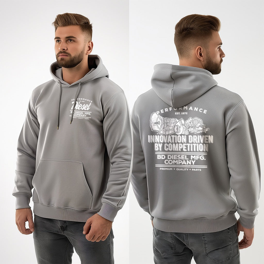 BD Diesel 2870144 BD GREY PULLOVER HOODIE