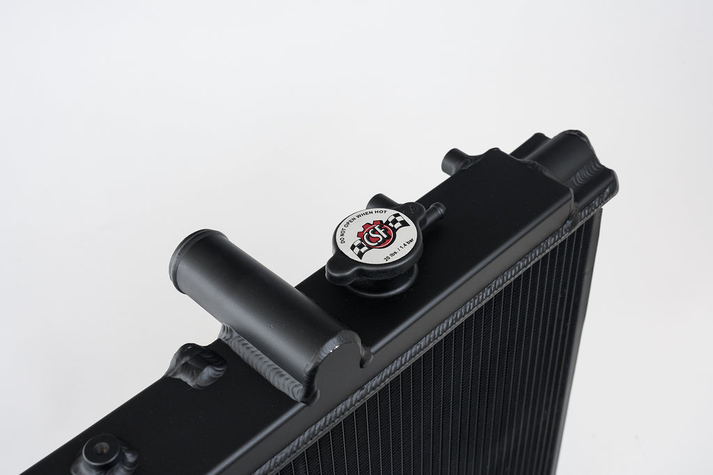 CSF Cooling - Racing & High Performance Division 2882B 93-98 Toyota A80 Supra (NA/TT) High-Performance All-Aluminum Radiator - Black for Select Toyota Supra
