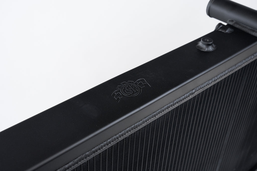 CSF Cooling - Racing & High Performance Division 2882B 93-98 Toyota A80 Supra (NA/TT) High-Performance All-Aluminum Radiator - Black for Select Toyota Supra
