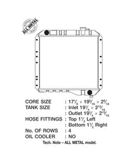 Load image into Gallery viewer, CSF Cooling - Racing &amp; High Performance Division 2888 Toyota Landcruiser 70-74 3.9L / 75-80 4.2L (4-Row Copper Core) Radiator for Select Toyota Land Cruiser