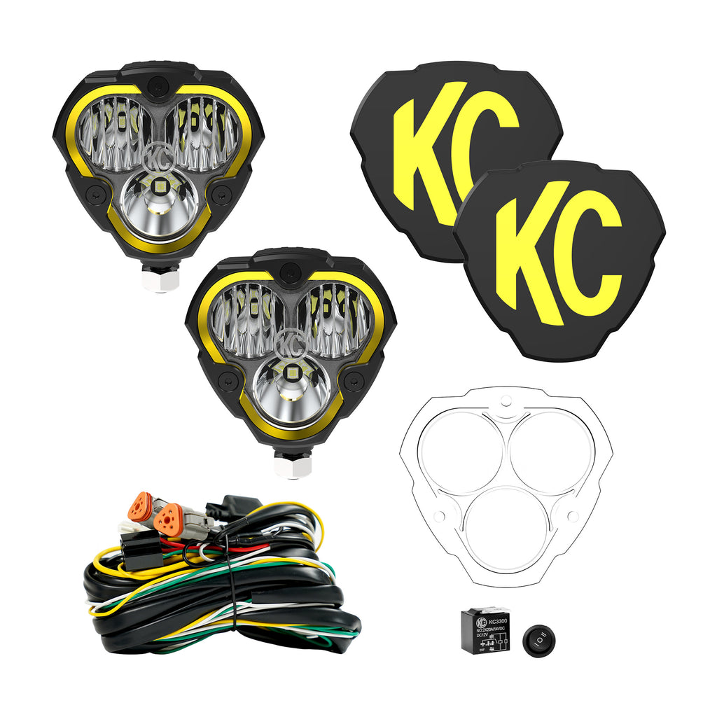 KC HiLiTES 288 FLEX ERA 3 - LED 2-Light Master Kit