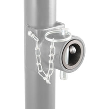 Load image into Gallery viewer, CURT 28942 Replacement Swivel Jack Male Pipe Mount (9/16" Pin Hole, Packaged)