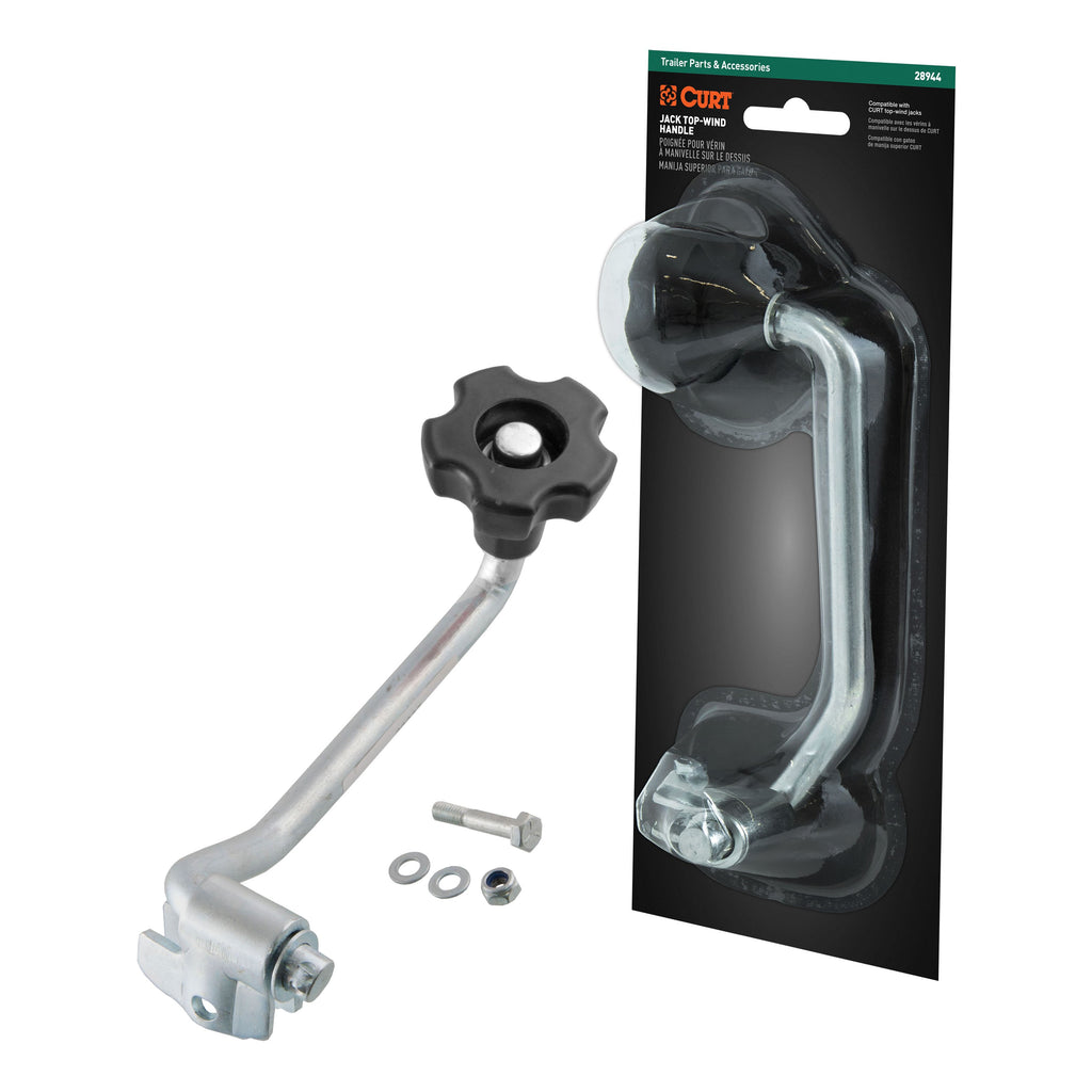CURT 28944 Replacement Jack Top-Wind Handle (Packaged)