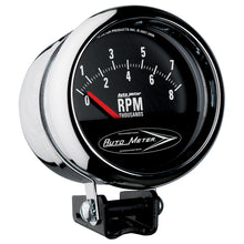 Load image into Gallery viewer, AutoMeter 2897 GAUGE, TACH, 3 3/4", 8K RPM, PEDESTAL W/RETRO SHORT SWEEP, TRADITIONAL CHROME