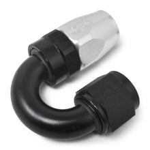 Load image into Gallery viewer, Performance--12-An-BlackSilver-180-Degree-Tight-Radius-Full-Flow-Swivel-Hose-End