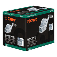 Load image into Gallery viewer, CURT 29424 Hand Crank Winch (1,200 lbs, 7-1/2" Handle)