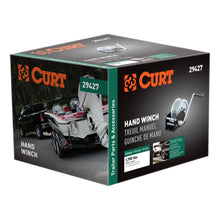 Load image into Gallery viewer, CURT 29427 Hand Crank Winch (1,700 lbs, 8" Handle)