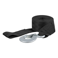 Load image into Gallery viewer, CURT 29450 15' Winch Strap with Snap Hook (1,100 lbs.)
