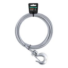 Load image into Gallery viewer, CURT 29460 25' Winch Cable with Snap Hook (4,200 lbs.)