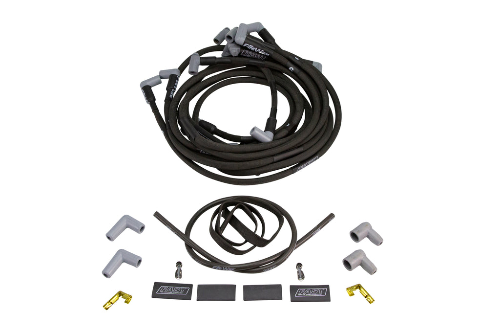 FAST 295-2416 Firewire Big Block Chevrolet Under-Header Wireset with Heat Sleeve for Select Chevrolet Bel Air, Chevrolet Biscayne, Chevrolet Blazer, Chevrolet Brookwood, Chevrolet C10, Chevrolet C10 Pickup, Chevrolet C10 Suburban, Chevrolet C20, Chevrolet