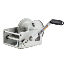 Load image into Gallery viewer, CURT 29538 Hand-Crank 2-Speed Winch, 3,800 lbs, 15.8:1 Low Gear Ratio, 9.6" Handle