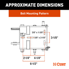 Load image into Gallery viewer, CURT 29538 Hand-Crank 2-Speed Winch, 3,800 lbs, 15.8:1 Low Gear Ratio, 9.6" Handle