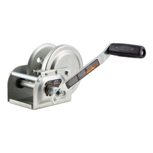 Load image into Gallery viewer, CURT 29610 Hand-Crank Brake Winch, 1,000 lbs, 4.2:1 Gear Ratio, 7" Handle