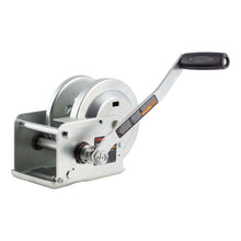 Load image into Gallery viewer, CURT 29615 Hand-Crank Brake Winch, 1,500 lbs, 5:1 Gear Ratio, 10.6" Handle