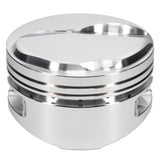 JE Pistons 296988 Piston Set, 2618, Dome, 4.500 Bore, 1.270 CD, 0.990 Pin, Set of 8.
