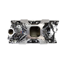 Load image into Gallery viewer, Edelbrock 2975-CP Victor Jr. 23 Degree Chrome Plasma Intake Manifold Small-Block Chevy