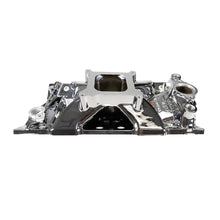Load image into Gallery viewer, Edelbrock 2975-CP Victor Jr. 23 Degree Chrome Plasma Intake Manifold Small-Block Chevy
