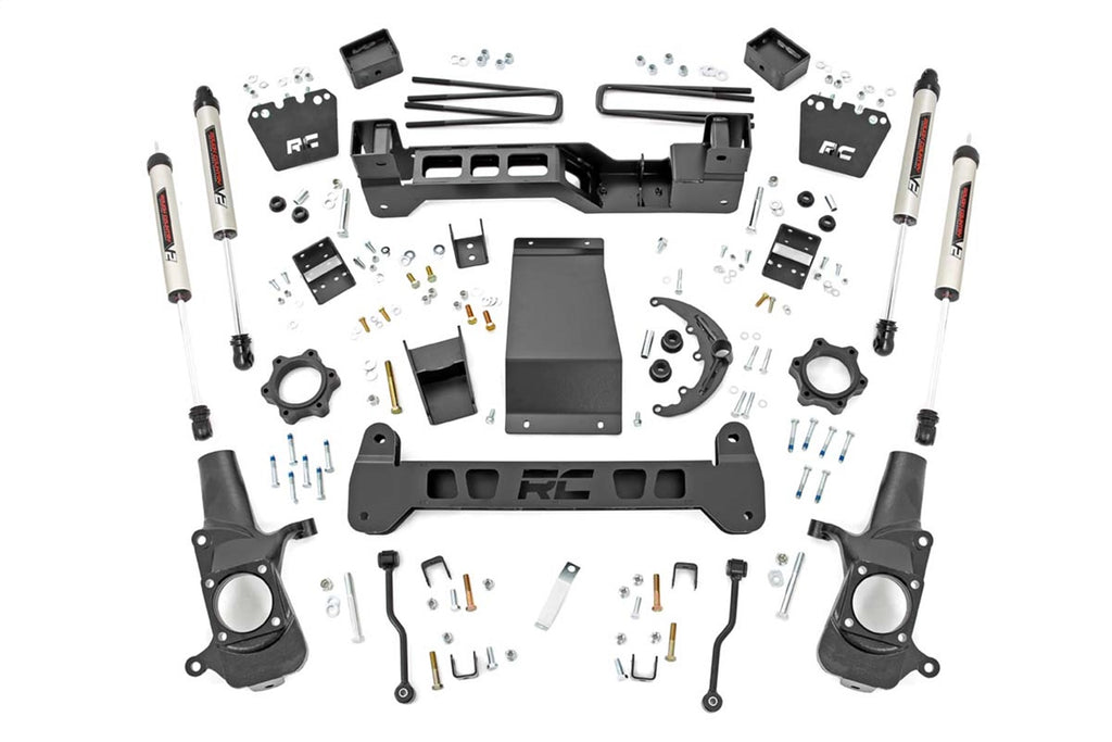 Rough Country 29770 Suspension Lift Kit w/Shocks for Select Chevrolet Silverado HD, GMC Sierra HD