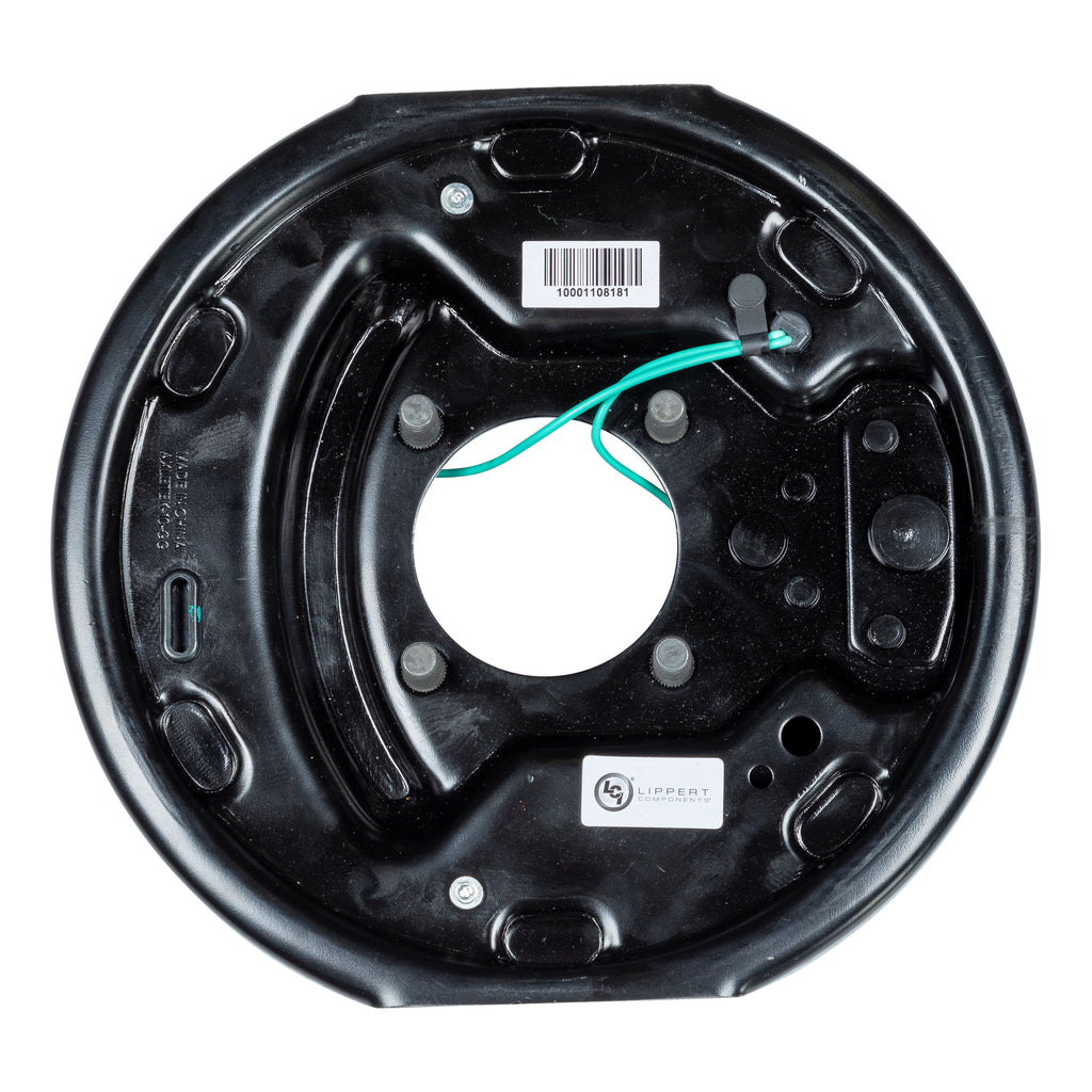 CURT 297956 Electric Trailer Brake Assembly, 10" x 2-1/4", 4 Bolt, 3,500-lb. Axles, Left