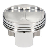 JE Pistons 298717 Piston Set, 2618, Dome, 3.346 Bore, 1.171 CD, 0.787 Pin, Set of 4.
