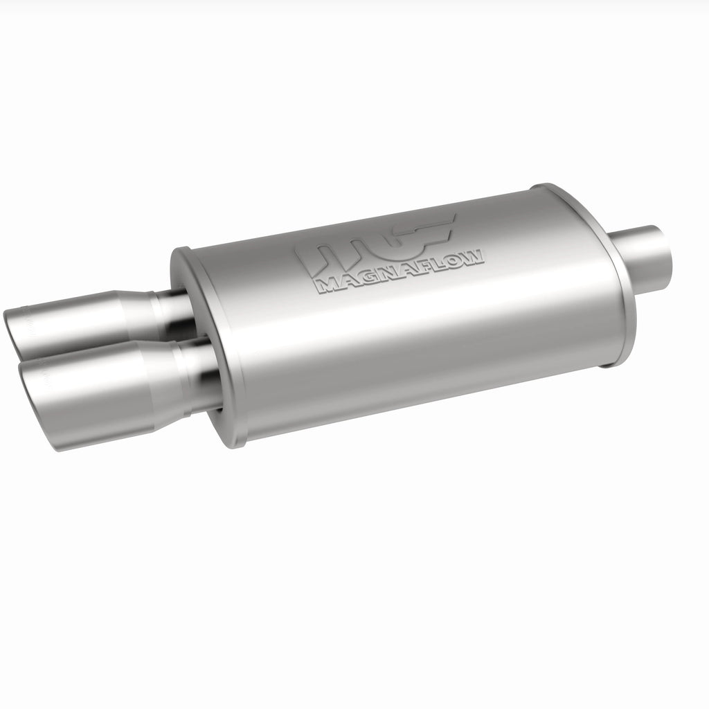 MagnaFlow Exhaust Products 14862 Straight-Through Performance Muffler; 2.25/3in. Center/Dual; 5x14x8 Body