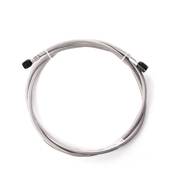 2Ft-Stainless-Steel-Braided-Line-(Black)-W-4An-Fittings