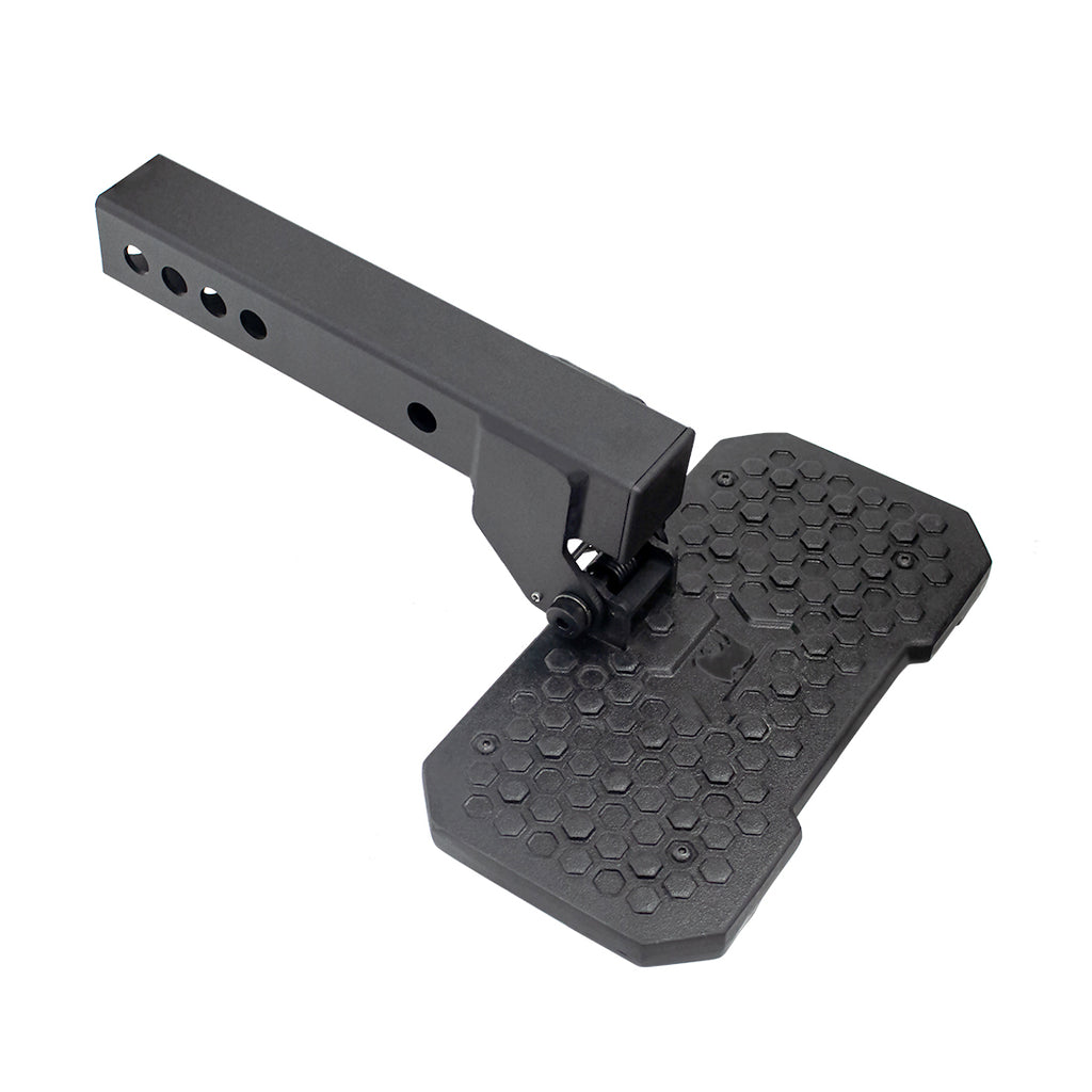 2In-Hitch-Receivers-Universal-Fold-Down-Bumper-Step-Black