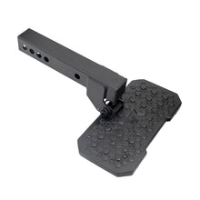 Load image into Gallery viewer, 2In-Hitch-Receivers-Universal-Fold-Down-Bumper-Step-Black