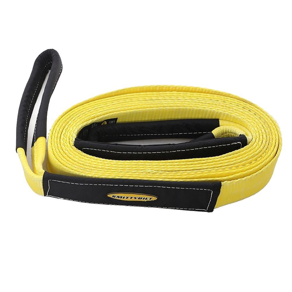 2In-X-20Ft-Tow-Strap;-Yellow;-20000-Lb.-Rating
