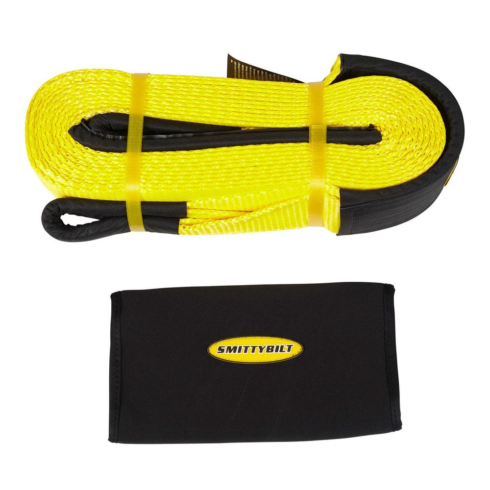 2In-X-20Ft-Tow-Strap;-Yellow;-20000-Lb.-Rating