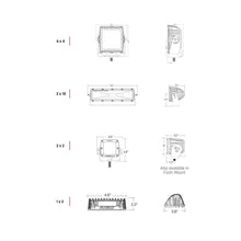 Load image into Gallery viewer, 2X10-115-Degree-Dc-Power-Scene-Light-Black-Housing-Rigid-Industries