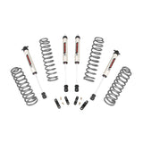Rough Country 67870 2.5 Inch Jeep Suspension Lift Kit 07-18 Wrangler JK W/V2 Monotube Shocks
