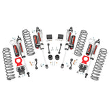 Rough Country 66650 2.5 Inch Jeep Suspension Lift Kit Springs & Vertex Shocks 18-20 Wrangler JL Rubicon