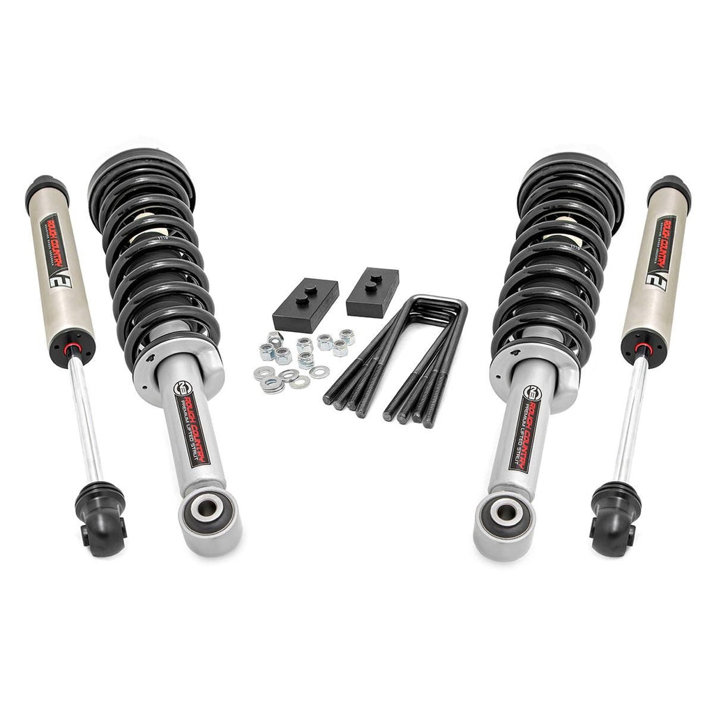 2.0-Inch-Ford-Leveling-Kit-WN3-Struts-And-V2-Shocks-For-2021-F-150-Rough-Country