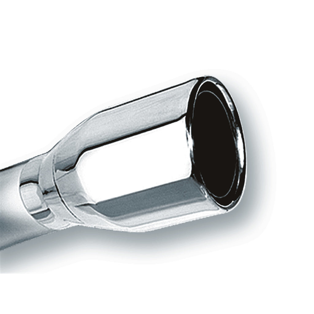 2.5In-Inlet-4In-Single-Round-Rolled-Edge-Outlet-X-8In-Long-Weld-On-Exhaust-Tip