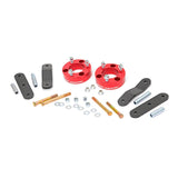Rough Country 867RED 2.5 Inch Nissan Suspension Lift Kit Red 05-19 Frontier/Xterra