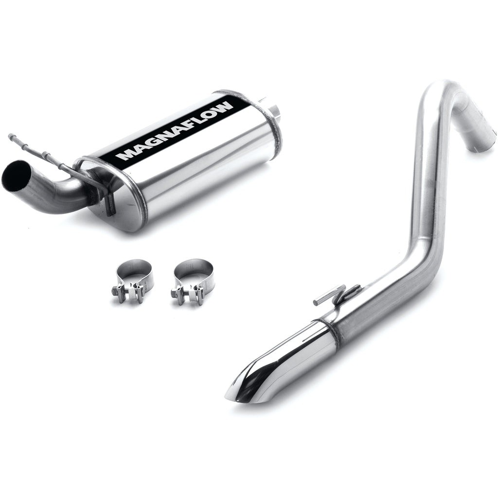 MagnaFlow Exhaust Products 15853 Street Series Polished Cat-Back System for Select Jeep Wrangler