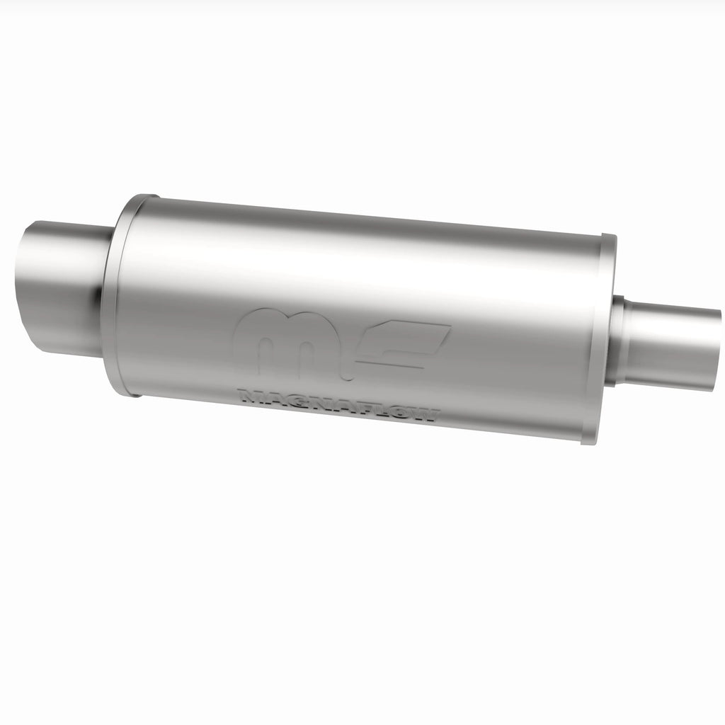 MagnaFlow Exhaust Products 14821 Straight-Through Performance Muffler; 2.25/4in. Center/Center; 6x14x6 Body