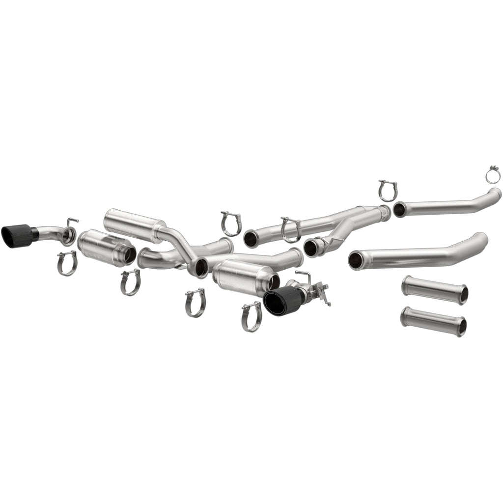 MagnaFlow Exhaust Products 19495 xMOD Series Carbon Fiber Tips Cat-Back System for Select Toyota GR Supra