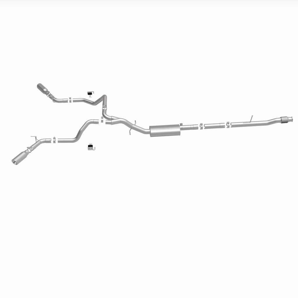 MagnaFlow Exhaust Products 19473 Street Series Polished Cat-Back System for Select Chevrolet Silverado 1500, Chevrolet Silverado LTD, GMC Sierra 1500, GMC Sierra Limited