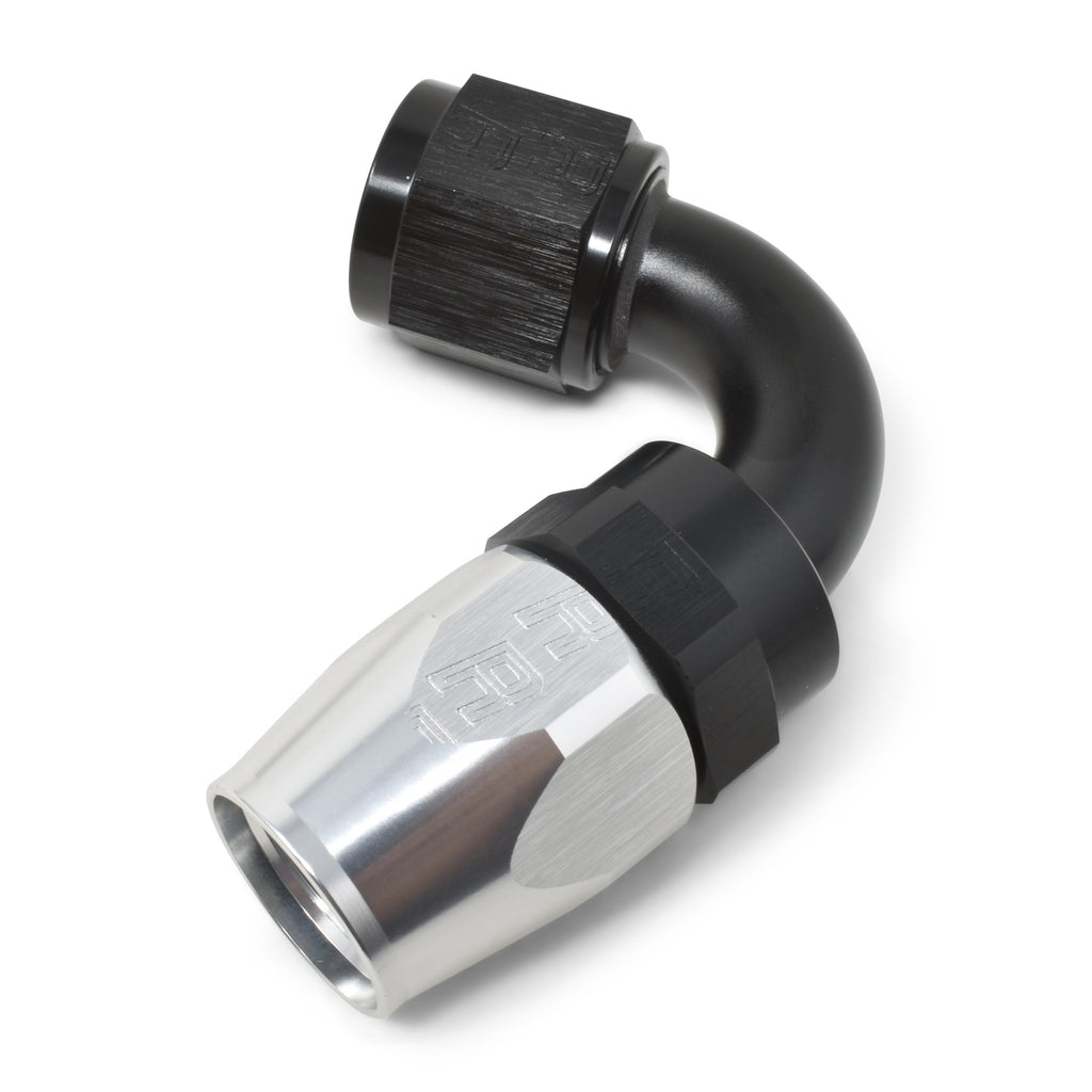 Performance--6-An-BlackSilver-120-Degree-Tight-Radius-Full-Flow-Swivel-Hose-End