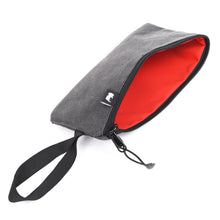 Load image into Gallery viewer, Xventure-Gear-Zipped-Pouch---Large-(12In.-Wide-Pocket--6.5In.-Hand-Strap)-Canvas---Black