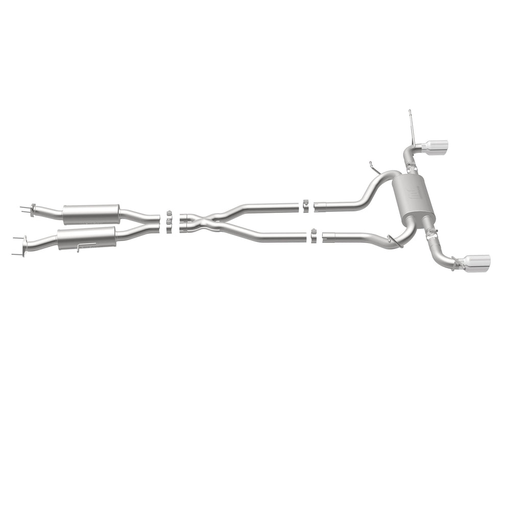 MagnaFlow Exhaust Products 19216 Street Series Black Coated Cat-Back System for Select Jeep Grand Cherokee, Jeep Grand Cherokee WK