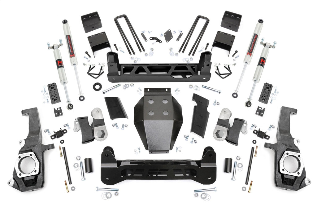 Rough Country 25340 Suspension Lift Kit w/Shocks for Select Chevrolet Silverado HD, Chevrolet Silverado HD, GMC Sierra HD, GMC Sierra HD