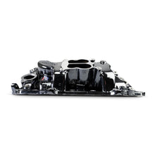 Load image into Gallery viewer, Performer-2-O-Manifold-For-1965-90-BB-Chevy-Oval-Port-Heads,-Black-Plasma